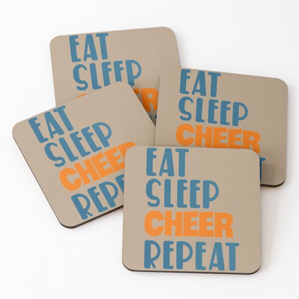 Item preview, Eat Sleep Cheer Repeat Active   designed and sold by carolinaliving.