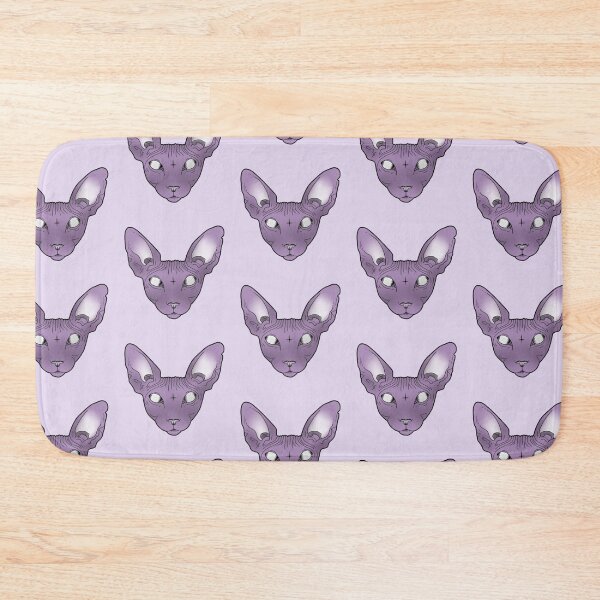 Item preview, Purple  Sphynx cat  designed and sold by TinyArtCorner.