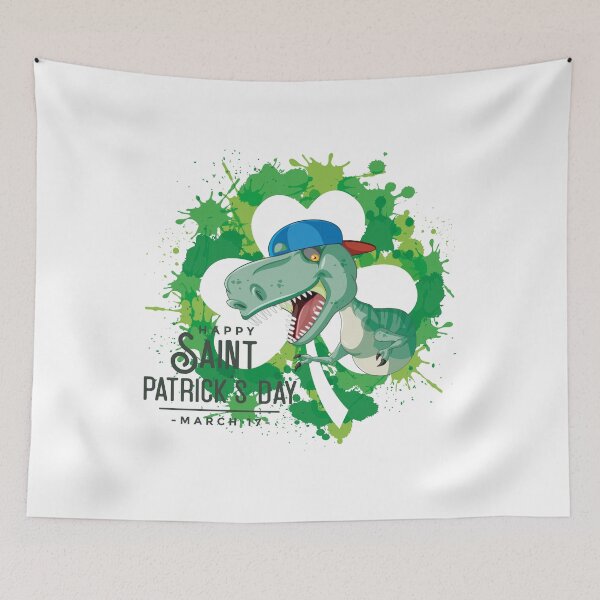 Item preview, Happy Patrick´s Day Dino Cap designed and sold by DragonPrint.