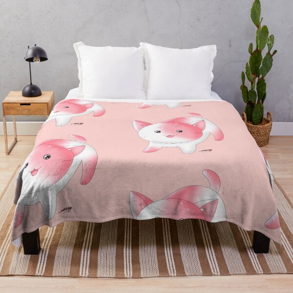 Item preview, Strawberry cat, cute cat, pastellrosa cat, anime cat designed and sold by GiiReez.