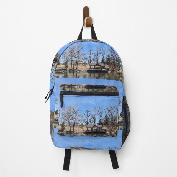 Item preview, Rocky Mountains Lake with Gazebo designed and sold by 743Designs.