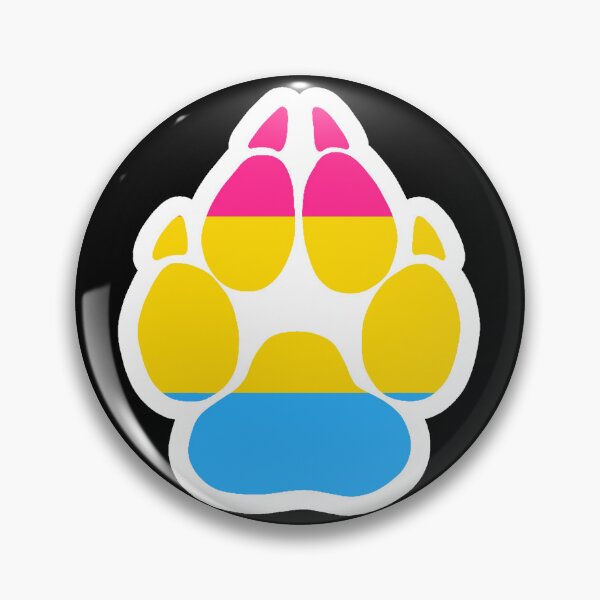 Pride paw (Pansexual) Pin