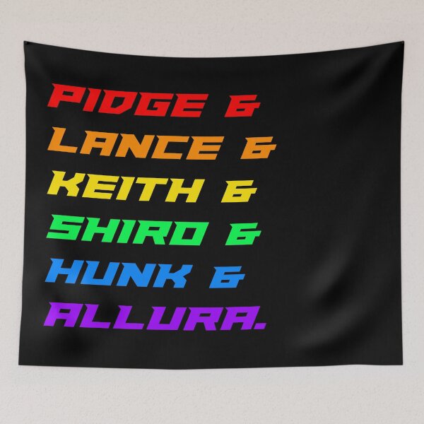 Item preview, Pidge & Lance & Keith & Shiro & Hunk & Allura designed and sold by hyperfix8ion.