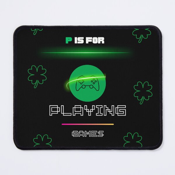 Item preview, P is for Playing Video Games designed and sold by CREATIVELEANS ⭐️⭐️⭐️⭐️⭐️.