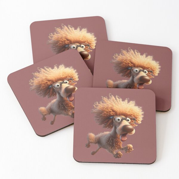 Item preview, Cheerful poodle with glasses designed and sold by Zaolta.