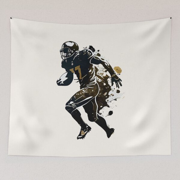 Item preview, American football player designed and sold by SalogwynLifeArt.