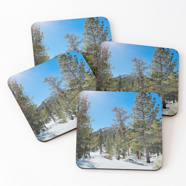 Item preview, Clear blue sky atop the San Jacinto Mountains in the snow. designed and sold by janontour.