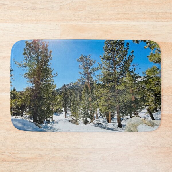 Item preview, Clear blue sky atop the San Jacinto Mountains in the snow. designed and sold by janontour.