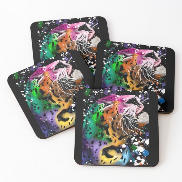 Item preview, Colourful Leopard designed and sold by Quirkypieces.