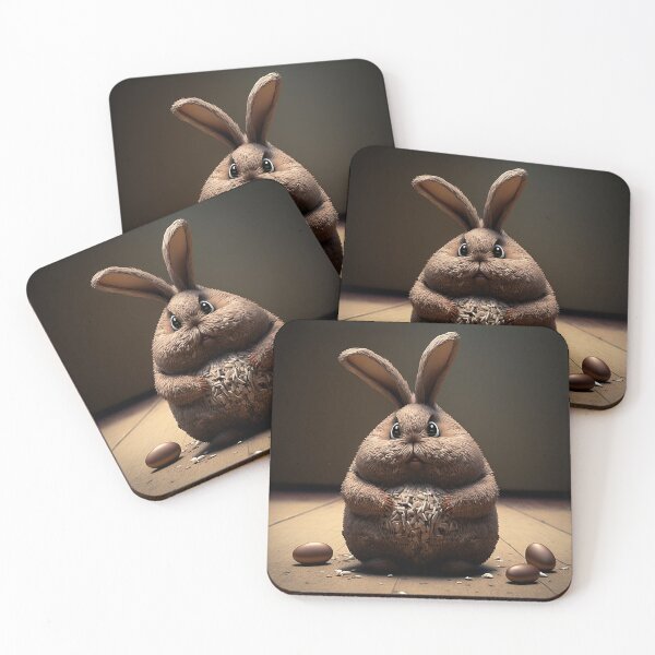Item preview, fluffy brown bunny designed and sold by AloneARTS.