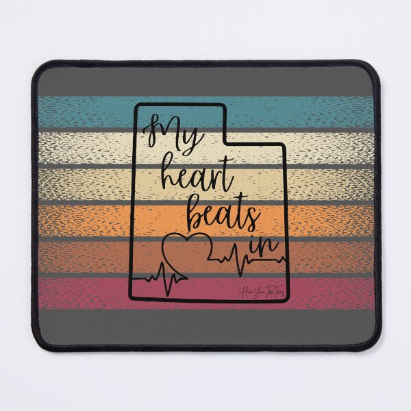 Item preview, My heart beats in Utah designed and sold by HooYooTeeTees.