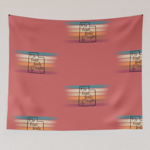 Item preview, My heart beats in Utah designed and sold by HooYooTeeTees.
