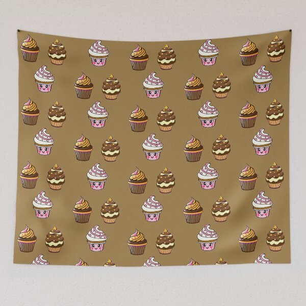 Item preview, Cute Kawaii Chibi Cupcakes  designed and sold by Marymarice.