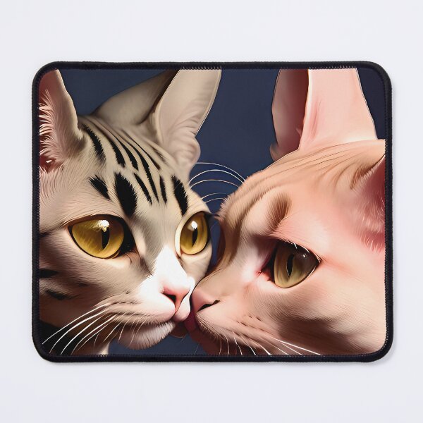 Item preview, Cat Kissing Illustration / GTIllustration011 designed and sold by Grafititee.