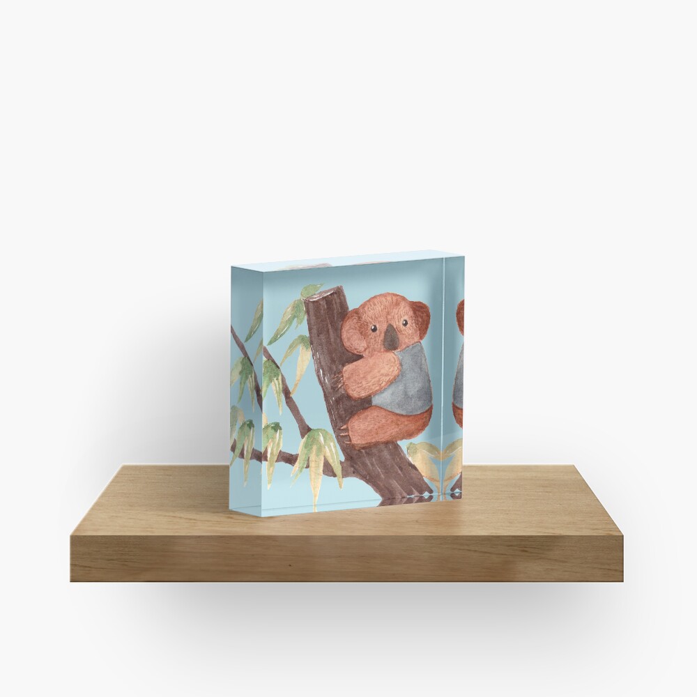 Kaola Bear on Tree Acrylic Block