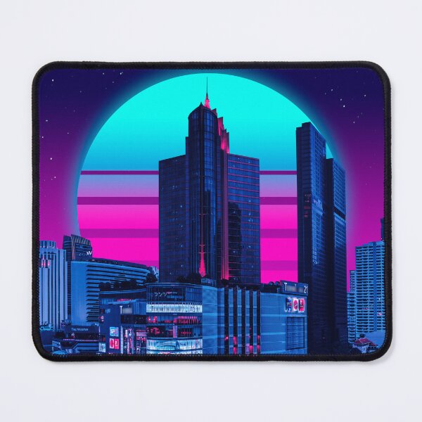 Item preview, Skyscraper Bangkok in a synthesized night designed and sold by funglazie.
