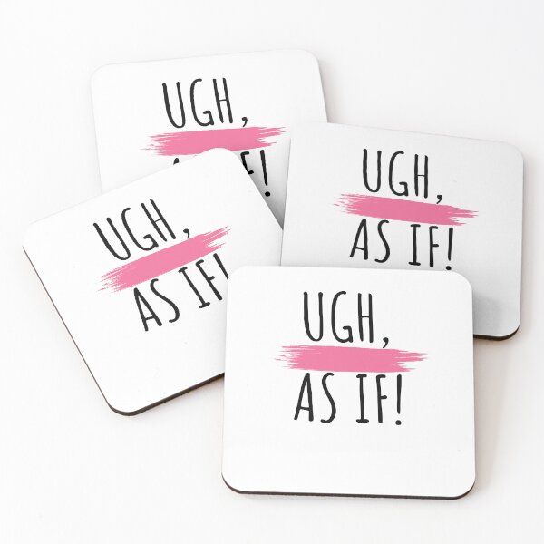 Artikelvorschau, „Ugh, als ob!“ Textdesign | Trendiger Slang entworfen und verkauft von ElLocoMus.