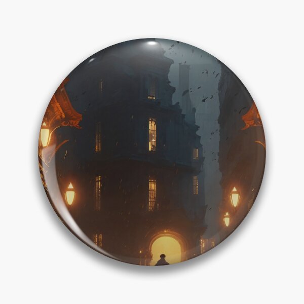 Item preview, Echoes of the Past: Walking Through Haunted Streets designed and sold by oanaunciuleanu.