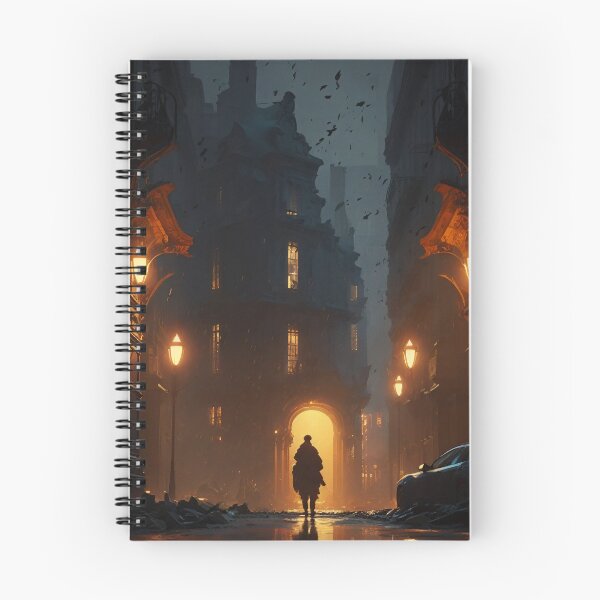 Item preview, Echoes of the Past: Walking Through Haunted Streets designed and sold by oanaunciuleanu.