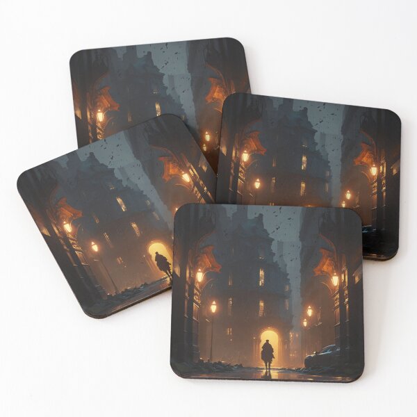 Item preview, Echoes of the Past: Walking Through Haunted Streets designed and sold by oanaunciuleanu.