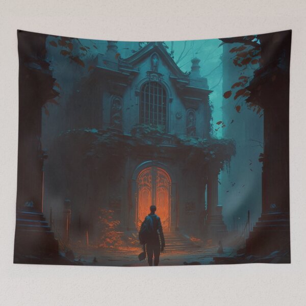 Item preview, Echoes of the Past: Walking Through Haunted Streets designed and sold by oanaunciuleanu.