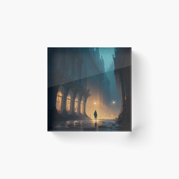 Item preview, Echoes of the Past: Walking Through Haunted Streets designed and sold by oanaunciuleanu.