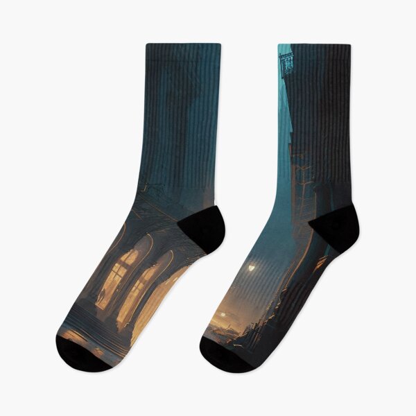 Item preview, Echoes of the Past: Walking Through Haunted Streets designed and sold by oanaunciuleanu.