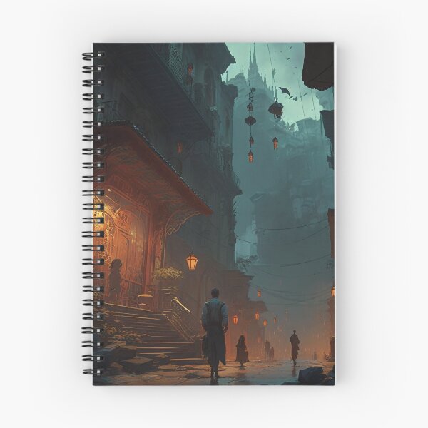 Item preview, Echoes of the Past: Walking Through Haunted Streets designed and sold by oanaunciuleanu.