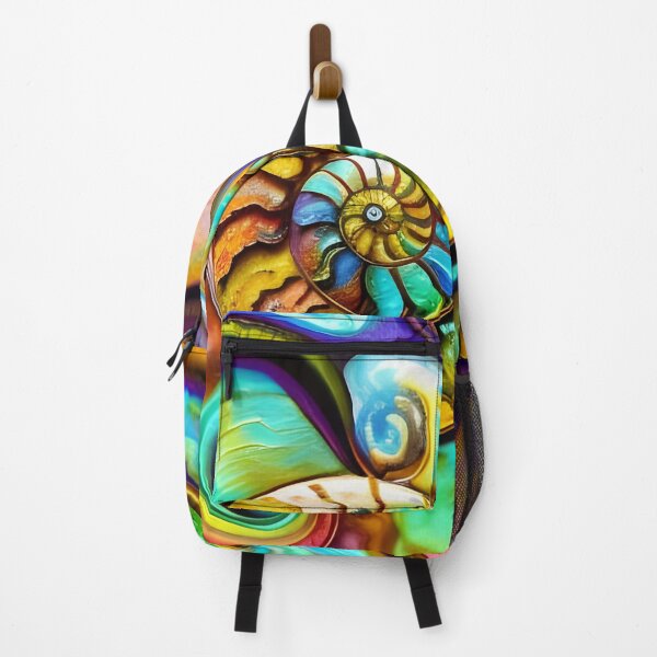 Item preview, Nautilus Dance VII colorful painterly abstract art designed and sold by Glimmersmith.