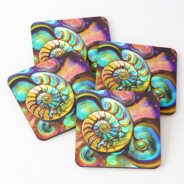 Item preview, Nautilus Dance VII colorful painterly abstract art designed and sold by Glimmersmith.