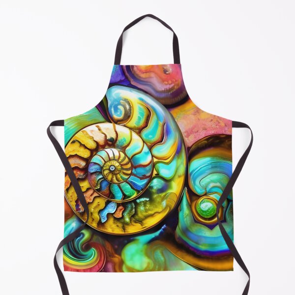Item preview, Nautilus Dance VII colorful painterly abstract art designed and sold by Glimmersmith.