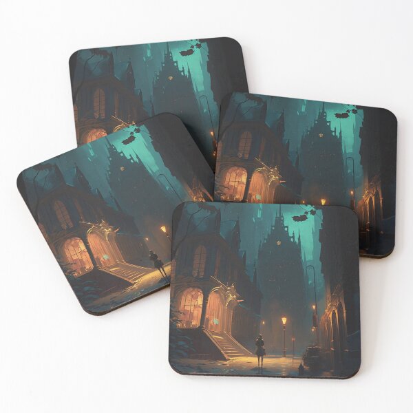 Item preview, Echoes of the Past: Walking Through Haunted Streets designed and sold by oanaunciuleanu.
