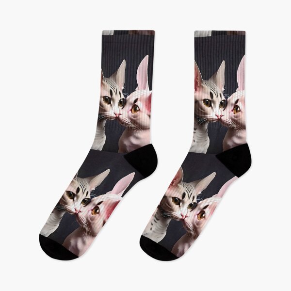 Item preview, Cat Kissing Illustration / GTIllustration012 designed and sold by Grafititee.