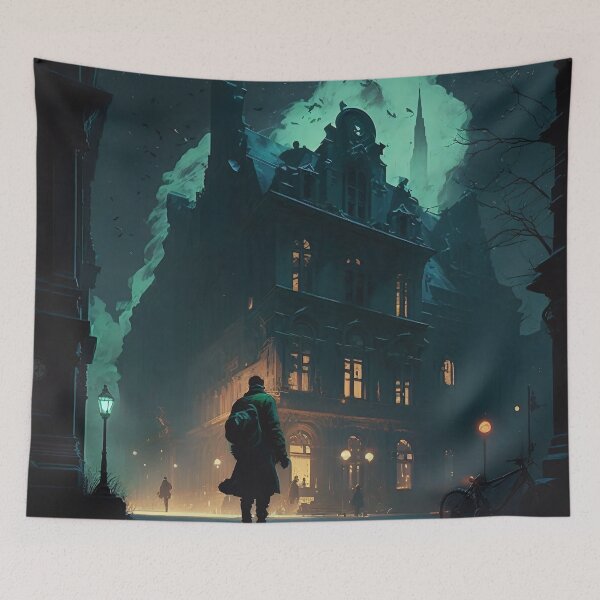 Item preview, Echoes of the Past: Walking Through Haunted Streets designed and sold by oanaunciuleanu.
