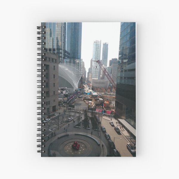 Lower Manhattan Spiral Notebook