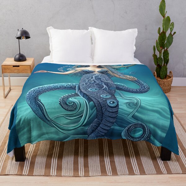 Item preview, Octopus mermaid designed and sold by FineArtworld7.