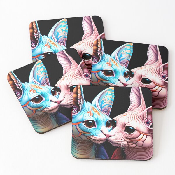 Item preview, Cat Kissing Illustration / GTIllustration014 designed and sold by Grafititee.
