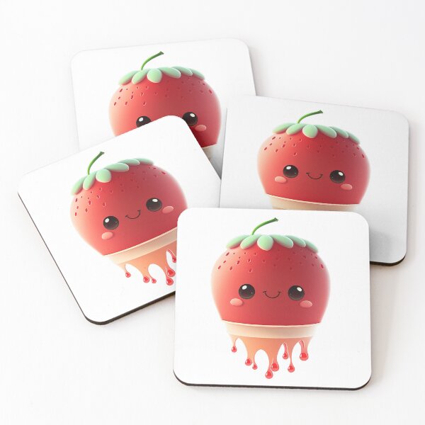 Item preview, Kawaii Strawberry Monster designed and sold by elnixart.