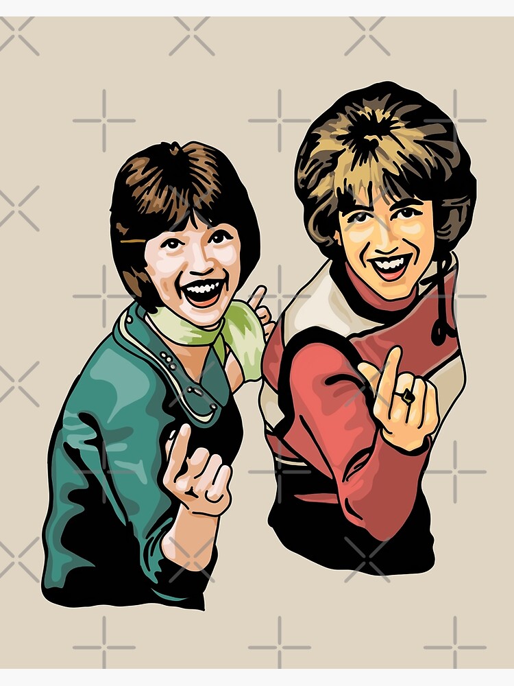 Laverne and Shirley - Friendship Quote | Art Board Print