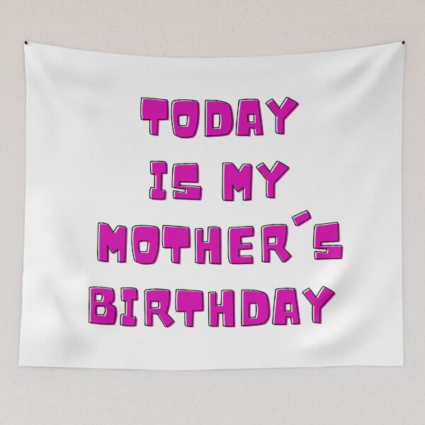 Item preview, Today is My Mother's Birthday Sticker designed and sold by ShopTop M.