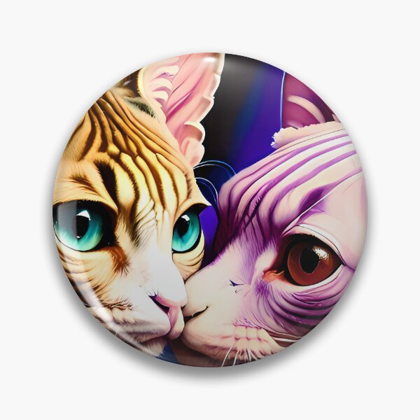Item preview, Cat Kissing Illustration / GTIllustration015 designed and sold by Grafititee.