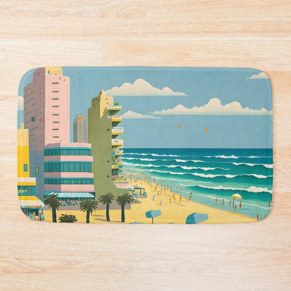 Item preview, Tel Aviv beach designed and sold by Paintograma.
