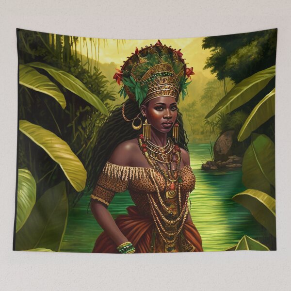Item preview, African River Goddess designed and sold by Emerald-Treasure.
