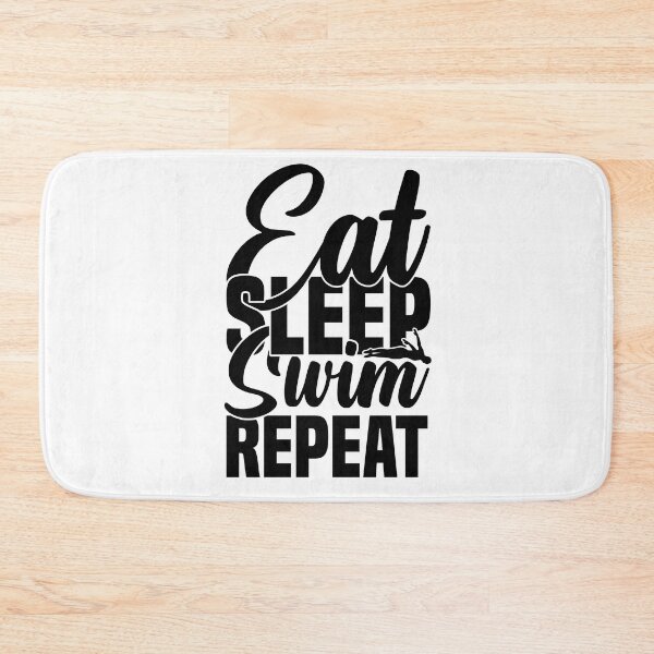 Item preview, Swimming love  sayings , Eat Sleep Swim Repeat designed and sold by remonss.