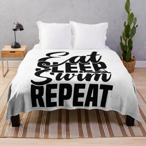 Item preview, Swimming love  sayings , Eat Sleep Swim Repeat designed and sold by remonss.