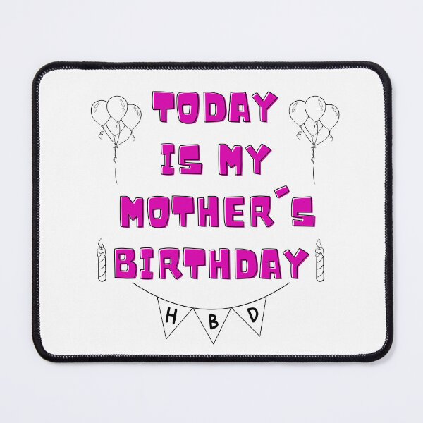 Item preview, Today is My Mother's Birthday Sticker designed and sold by ShopTop M.