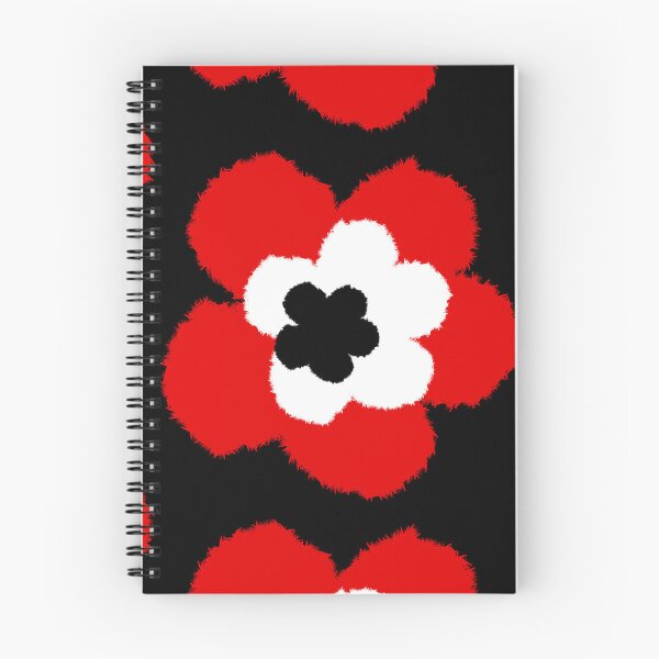 Item preview, Pop flowers red fur designed and sold by ladstudio.