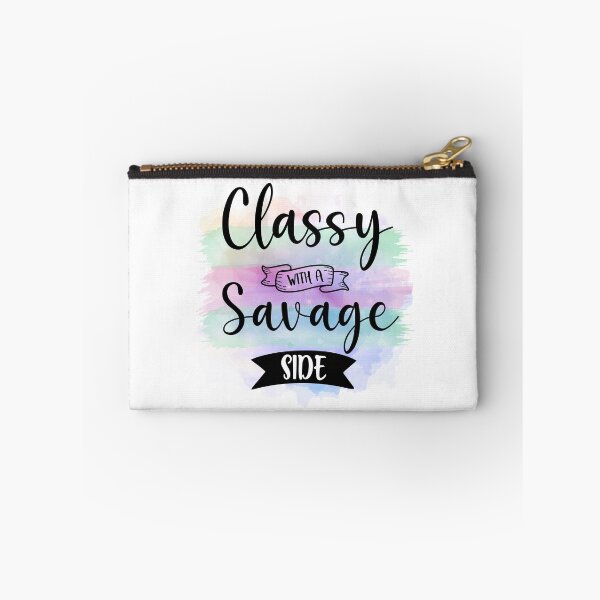 Item preview, Classy With a Savage Side - Sarcastic Funny designed and sold by younghopes.