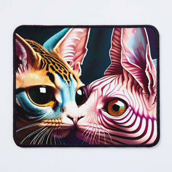 Item preview, Cat Kissing Illustration / GTIllustration016 designed and sold by Grafititee.