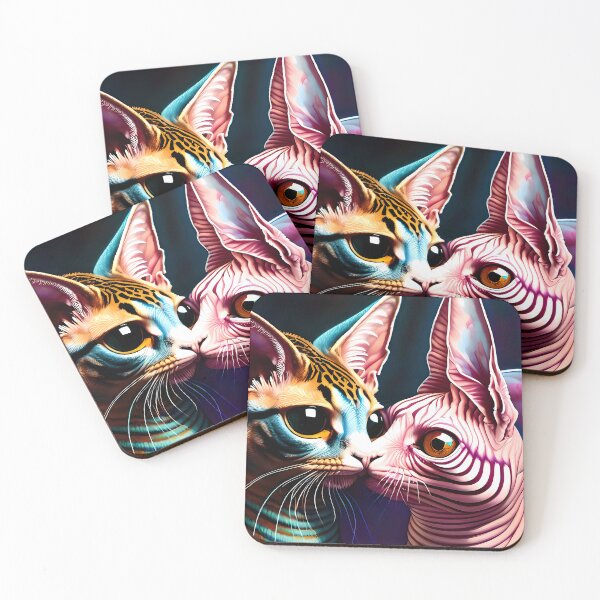 Item preview, Cat Kissing Illustration / GTIllustration016 designed and sold by Grafititee.